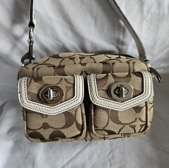 バッグ COACH Legacy Signature Mini Satchel Bag Coach | Bags | Coach Mini Legacy Y2k Double Turn Lock